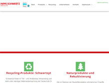 Tablet Screenshot of hans-schwartz-recycling.de
